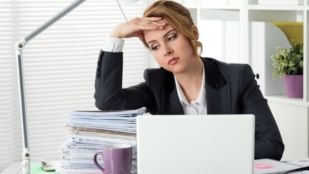 woman frustrated with bad company culture 