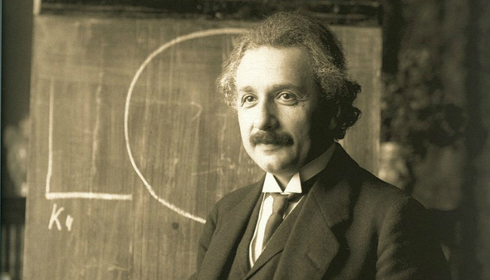 Portrait of Albert Einstein circa 1921