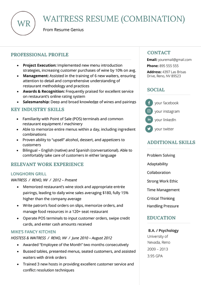 The 8 Best Cv Formats To Land A Job Examples