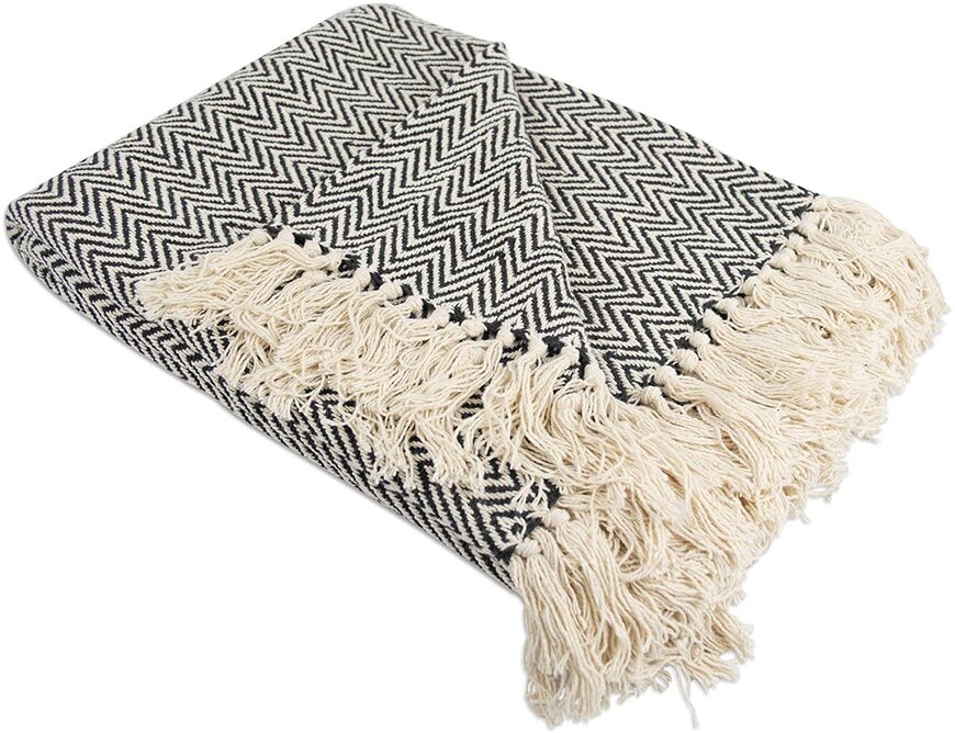 Rustic Cotton Blanket By Dii