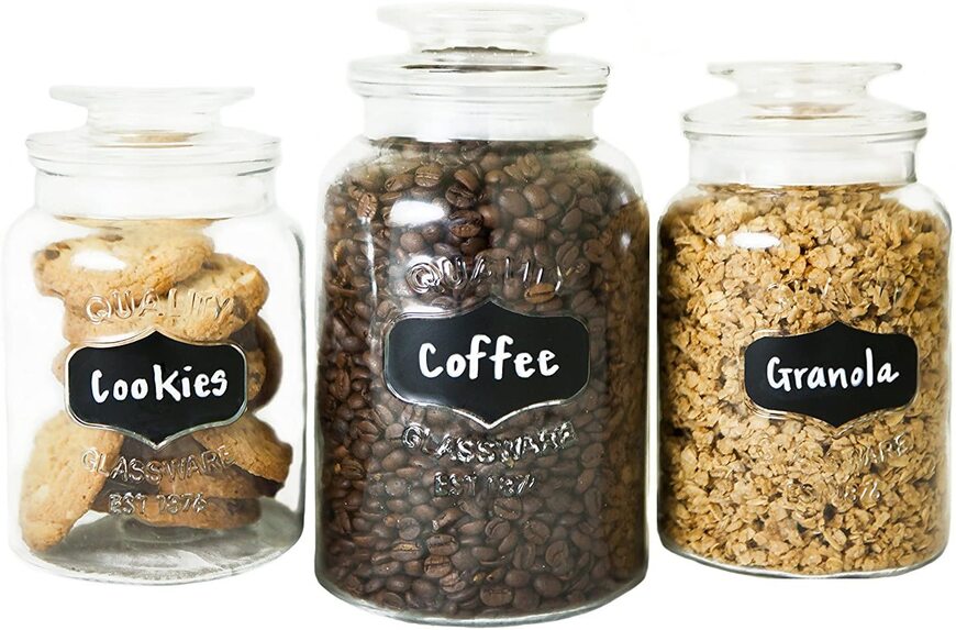 Airtight Glass Canisters By Godinger
