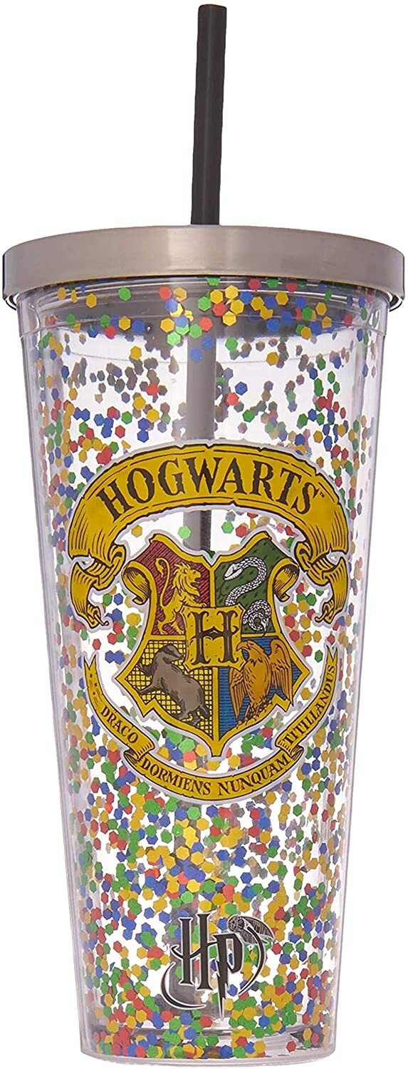 Hogwarts glitter cup by Spoontiques
