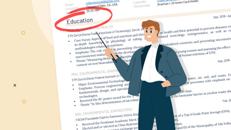How to Write a Résumé's Education Section (with Examples)