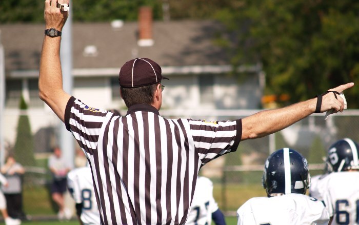 sports referee career