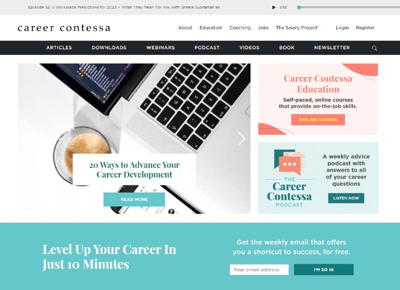 Career Contessa advice website