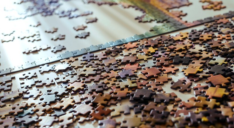 completing jigsaw to become a genius