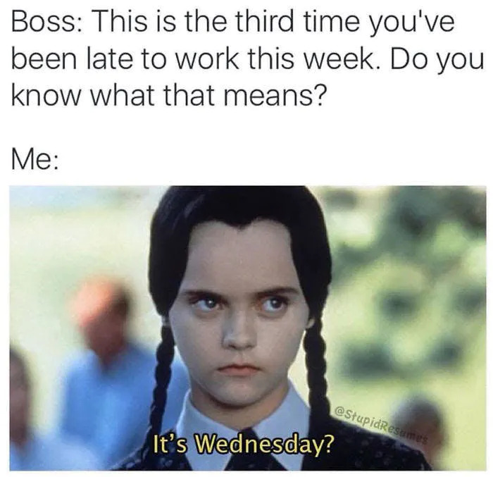 Wednesday meme