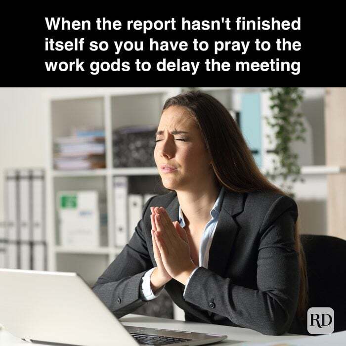 Report work gods meme