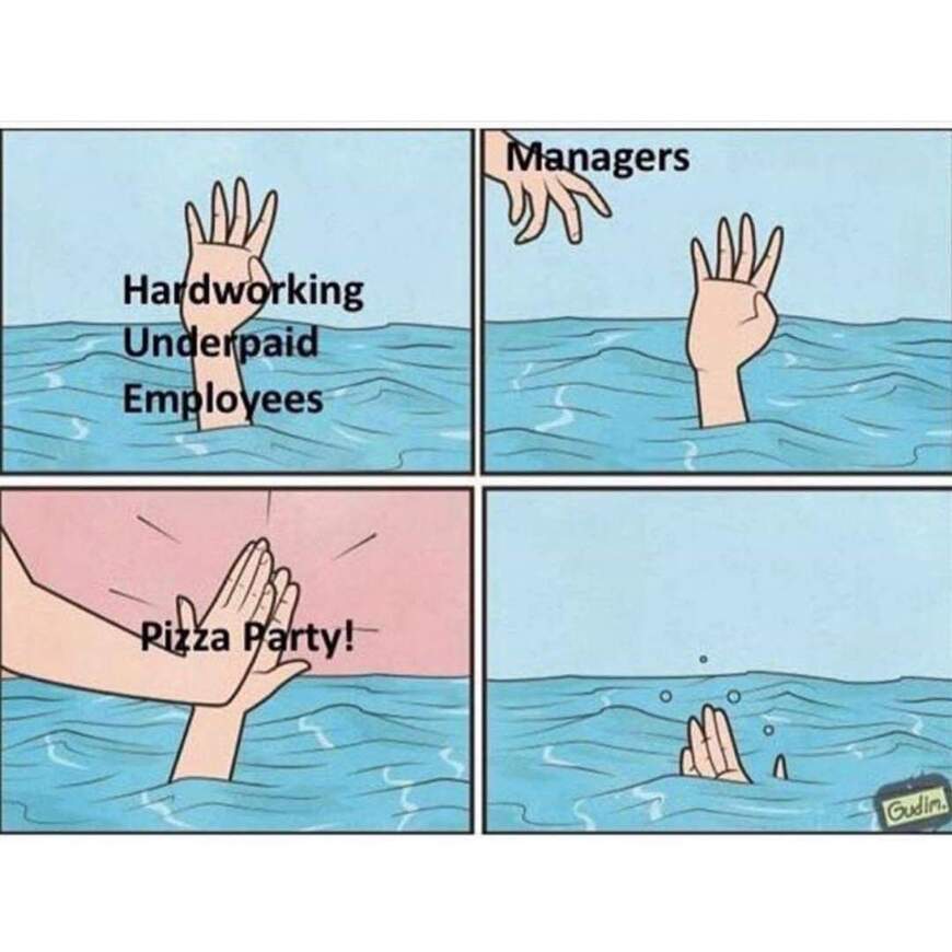Pizza party meme