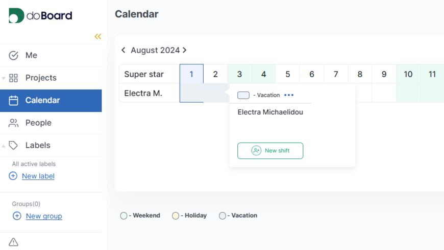 doBoard screenshot