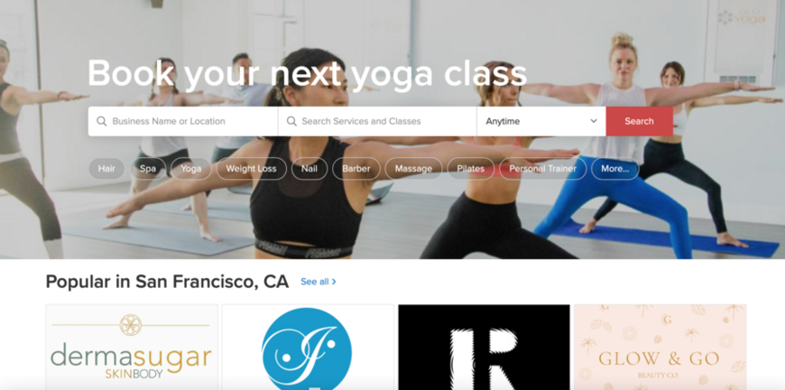 vagaro homepage
