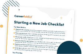 new job checklist
